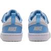 Nike Кроссовки для скейтбординга Court Borough, низкие, из синтетической кожи, для детей, сине-серые, возраст 3-7 лет, DV5457-128