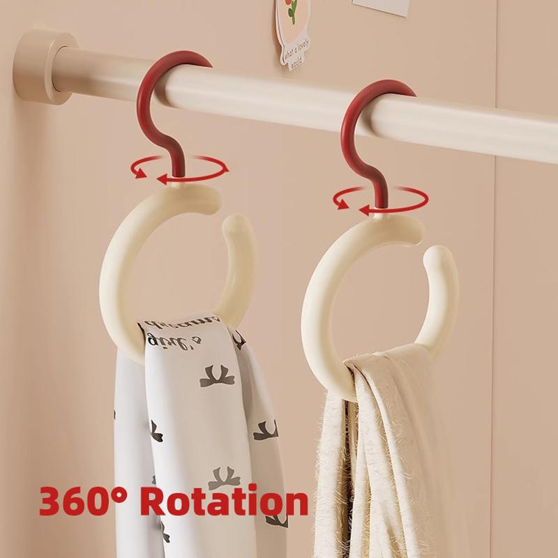 Дофаминовый крючок Многофункциональный вращающийся неперфорированный шарф шляпа сумка вешалка круглая шарф Выставочная витрина