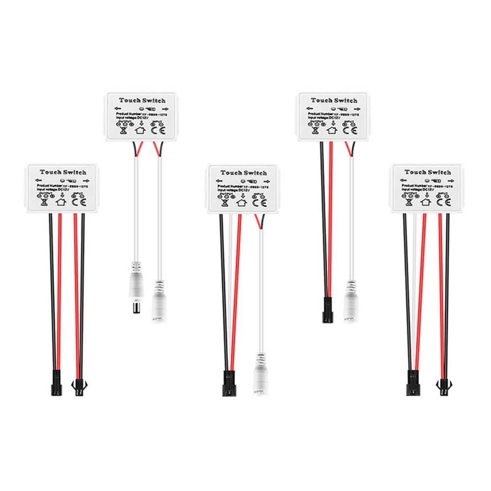 LED Mirror Light Touch Sensor Switch DC 12V 5A 60W Single Button Control Device