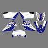 Комплект наклеек с графикой для мотоцикла Yamaha PW50 PW 50 PIT Dirt Bike Все годы Индивидуальный Защитный стикер
