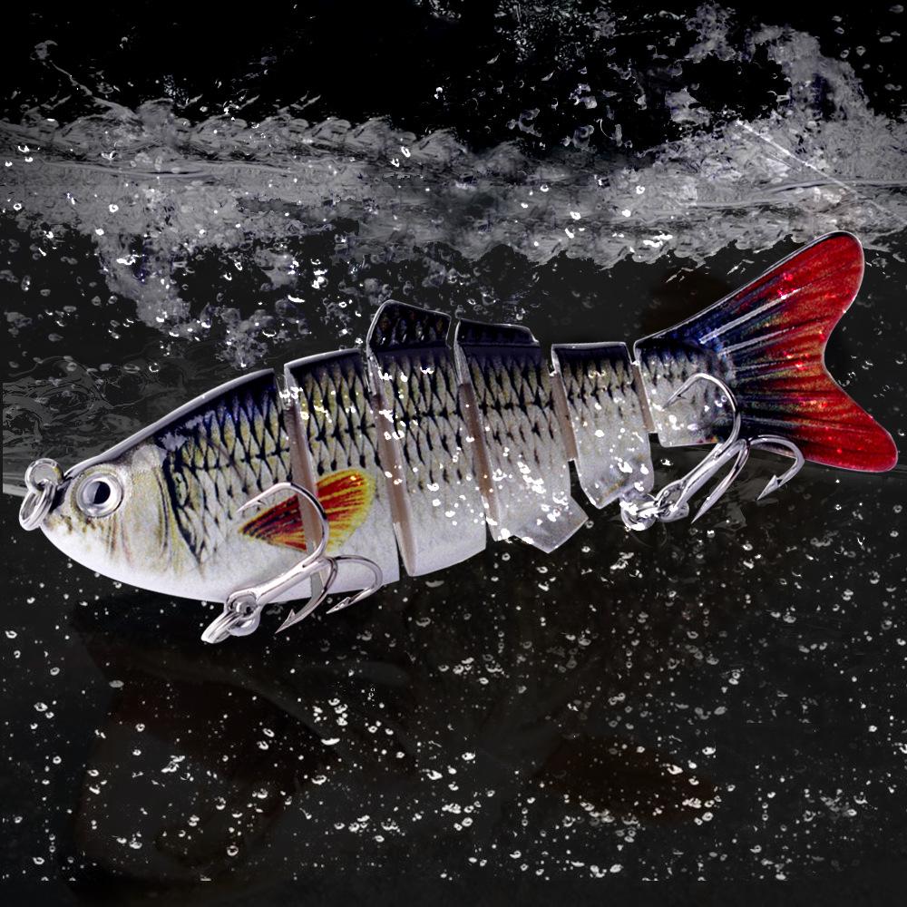 Wobbler Fishing Lure Pike Zander Catfish Jointed Set 5 Pcs Box