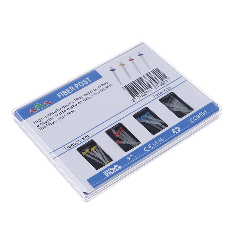 1 коробка стоматологический набор волоконно-оптических штифтов и 4 сверла наборы стоматологических продуктов