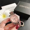 Women's Watch Top Brand Luxury Stainless Steel Rhinestone Quartz Wristwatch for Women Fashion Dress Ladies Clock Montre Femme