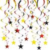 Набор из 30 подвесных спиральных украшений в виде звезд для свадеб и детских праздников. Идеально подходит для организаторов вечеринок и любителей делать все своими руками.