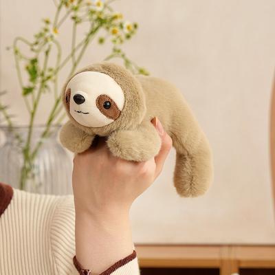 Мультяшное животное Панда Пальма Сокровище Мягкая игрушка Кукла Лежащая рука Лежащая ленивец Кукла с ремешком на запястье