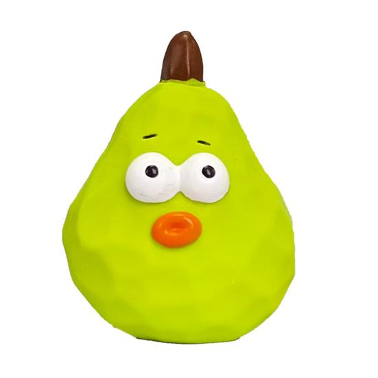 Игрушка для домашних животных для снятия скуки, Пищащая груша для собак, Латексная жевательная игрушка от тревожности, Интерактивная игрушка для апортировки, Очистка зубов для агрессивных грызунов, Прочная игрушка для прорезывания зубов