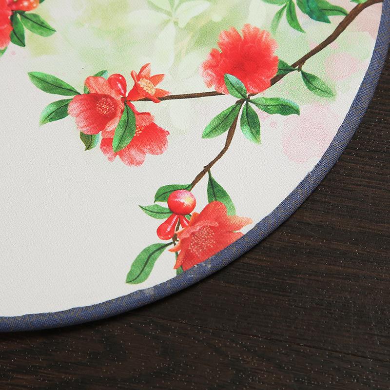 13 цветов круглый веер в китайском стиле с винтажным принтом шелковый веер свадебная вечеринка танцевальные аксессуары