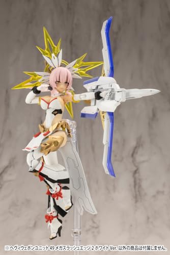 Kotobukiya MSG Modeling Support Goods Тяжелое оружие Unit 49 Mega Slash Edge 2 Белая версия. Общая длина ок.. 140 мм Пластиковая модель без масштаба