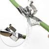 Stainless Steel Garlic Press Handheld Garlic Smasher Squeezer Crusher Mincer Manual Press Grinding
