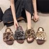 Fashion Winter Women’s Fur Slippers Indoor Furry Fuzzy Shoes Home Cozy Warm Slides Women Flip Flops Soft Sole Tongs Femme Claquette Luxe