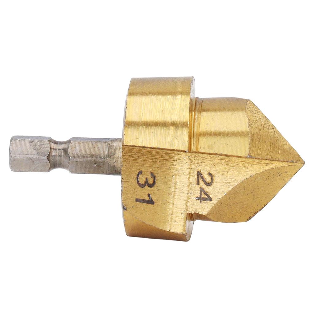 Профессиональное зенковочное сверло 32 шестигранный хвостовик PPR водопроводная труба 24?Зенковка, диаметр лезвия 31 мм