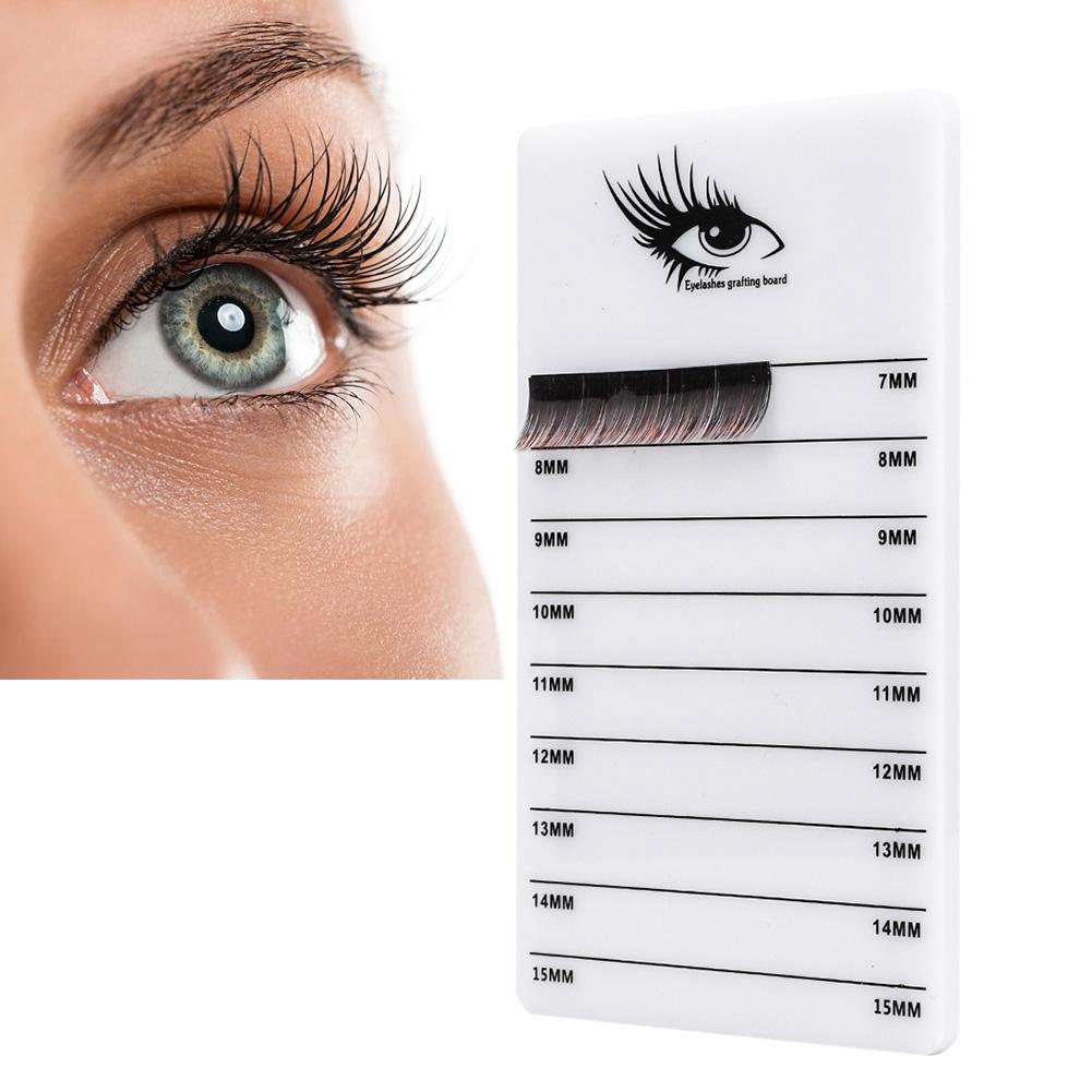 7-15mm Eyelash Tray Stand Lashes Extension Grafting Planting Acrylic Board Makeup Tool