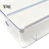 Large Capacity Storage Box Aluminum Foil Dispenser, Adjustable Modular Sliding Cut Kitchen Organizer, Non-slip Base Drawer Dividers Plastic