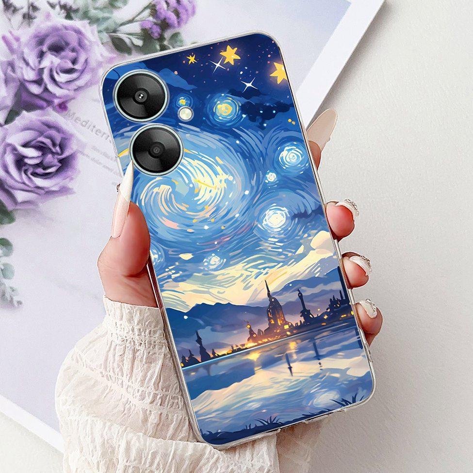 Clear Casing For Redmi 13C 13R 5G Cover For Redmi 13C 5G Case Luxury Butterfly Love Fashion Flowers Cool Cute Cartoon Painted