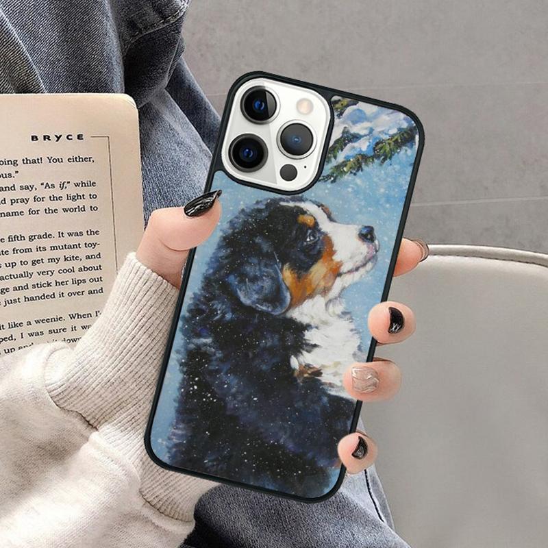 Чехол для телефона с изображением Бернского зенненхунда для iPhone 17 Air 16 16e 15 Plus для Apple 13 11 12 14 Pro Max Чехол-бампер