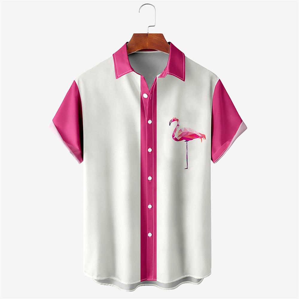 Мужская гавайская рубашка 2026 с принтом игральных карт, повседневная, модная, с отложным воротником, пляжная, винтажная