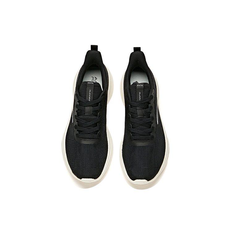Anta Comfortable Mesh, Textile Cushioning Slip Resistant Abrasion Resistant Low top Running Shoes Men's Black White 112235570S-6