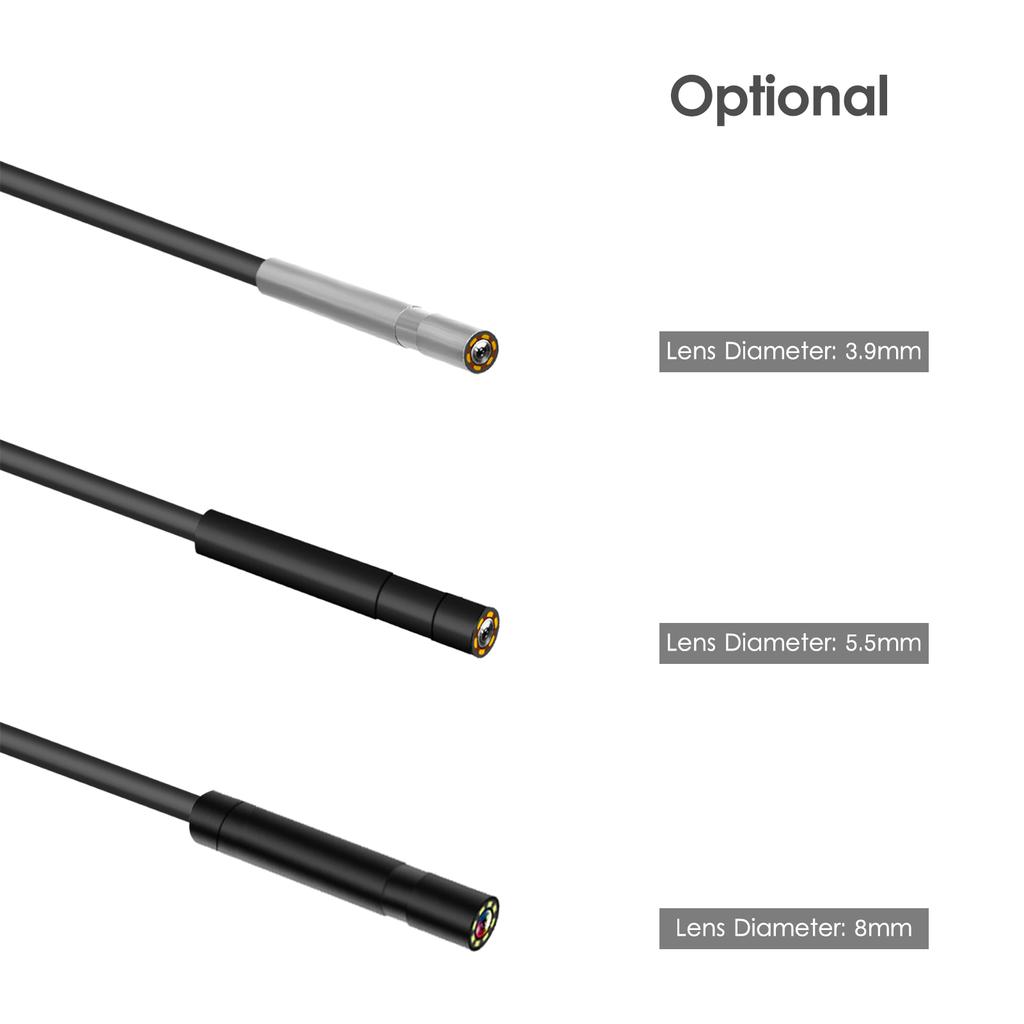 Industrial Endoscope 1080P Digital Borescope IP68 Waterproof Snake Scope Camera Electronic Camera