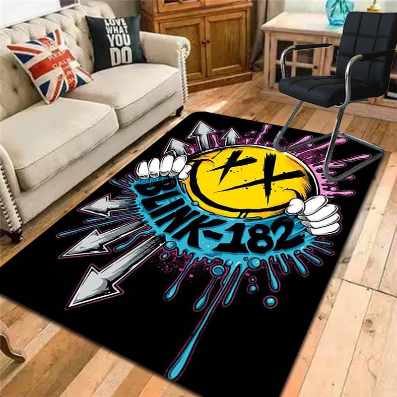 Colorful stylized symbols Rug Floor Mat for Living Room or Bedroom Soft and Comfortable Carpet a Gift for Birthday and Holiday.ZFF0913165