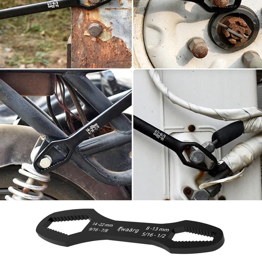 Портативный двухсторонний гаечный ключ Torx 8-22 мм для очков и гаек, удобный инструмент для повседневного ремонта и обслуживания