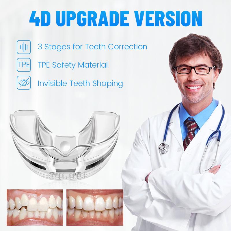 3 Stages Dental Orthodontic Braces Teeth Retainer Bruxism Mouth Guard Teeth Straightener Stop Sleeping Anti-Snoring Device 3