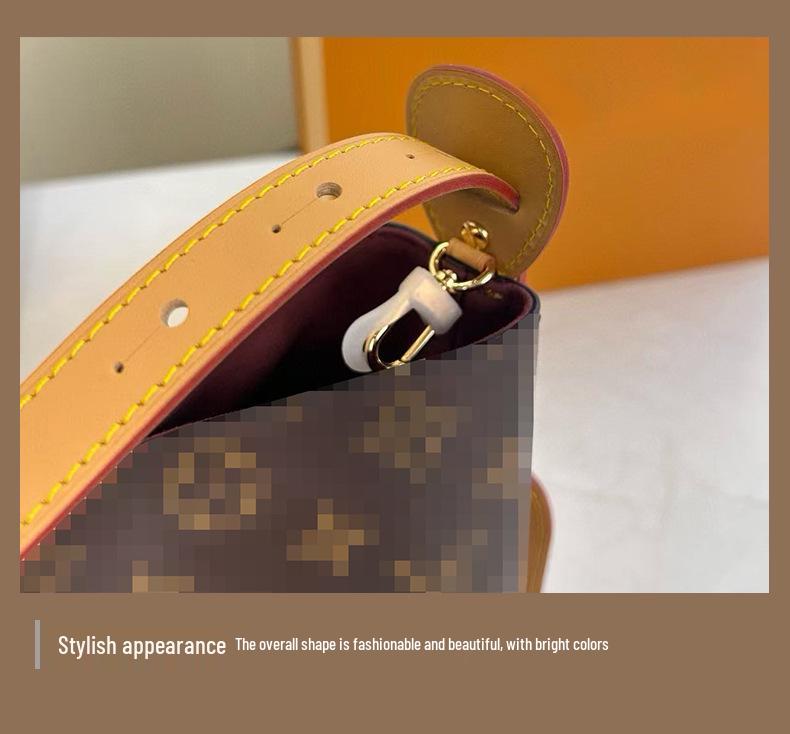 Allinbb 2025 Ретро Сумка с Цветочным Принтом - Универсальная Сумка на Одно Плечо для Женщин