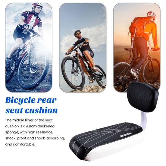 Универсальная подушка на заднее сиденье велосипеда с подставкой для ног, наполнителем из губки, детская защитная переноска, велосипедное детское сиденье, седло