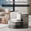 4,5 л Беспроводной фонтан для воды для кошек Без фильтра Разделение сточных вод Умная поилка для домашних животных Перезаряжаемый Автоматический диспенсер воды для комнатных кошек Маленьких собак