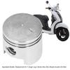 40mm Piston Pin  Kit Steel Alloy Stable Performance for 2 Stroke 49cc 50cc Moped Scooter Dirt 