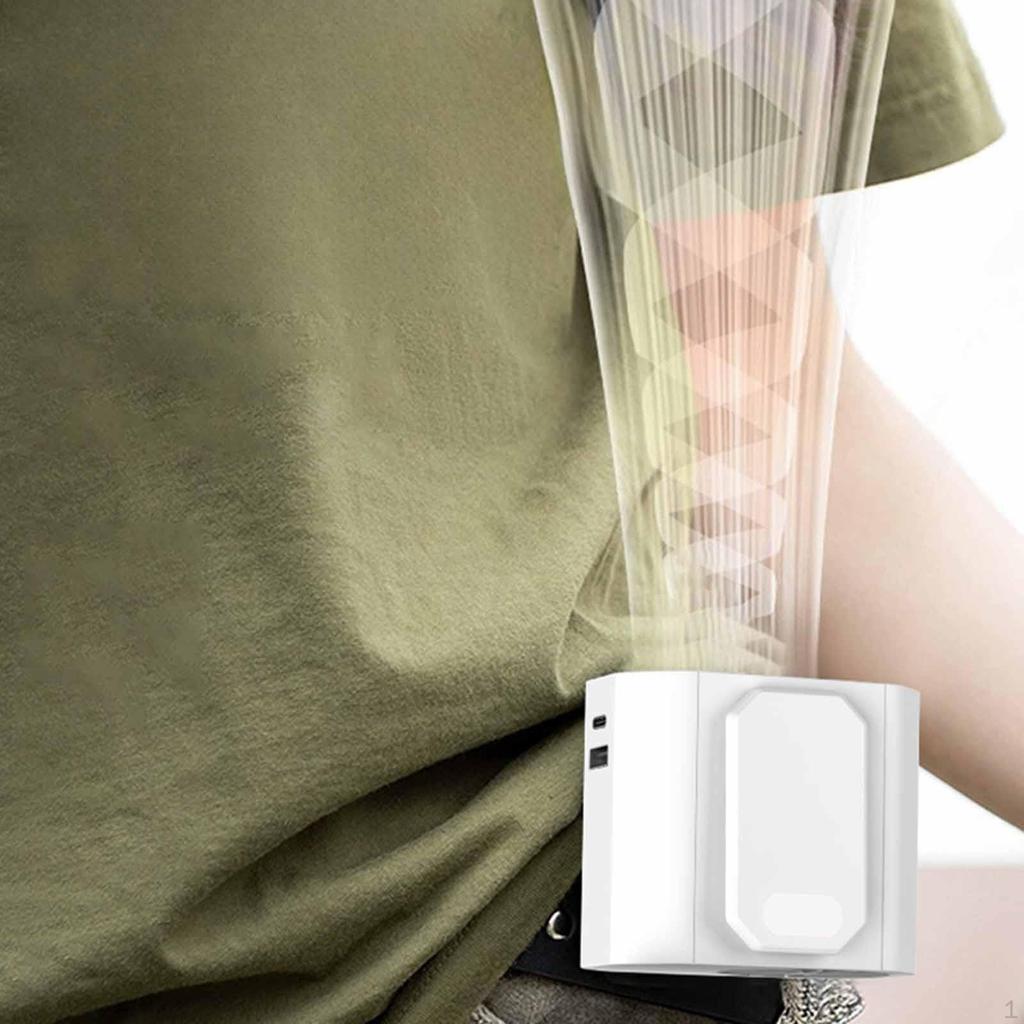 Портативный поясной зажим для вентилятора, многофункциональный, легкий, бесшумный, небольшой, персональный, перезаряжаемый