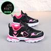 Girls' shoes for children aged 7-12, 2024 Spring and Autumn soft-soled children's sports shoes, light running shoes for students of Zhongda