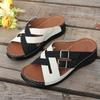 Модная женская обувь Сандалии Летние Удобные туфли для ходьбы Шлепанцы Женские Клинья Повседневные тапочки Женская обувь Большой размер 43