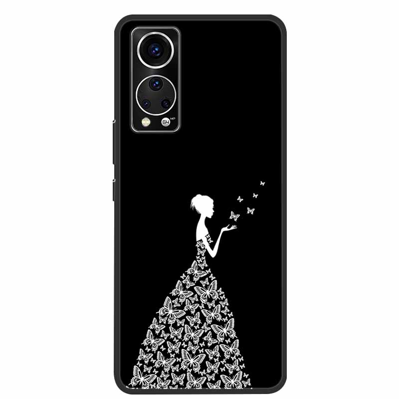 Чехол для телефона ZTE Axon 30 Cover Крутой Волк Лев Тигр Черный Силикон Мягкий Funda Для ZTE Axon 30 Задняя крышка Чехол Axon30 5G Coque