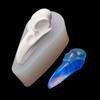 Halloween Silicone Raven Skull Bird Beak Mold Jewelry Making Reusable Molds