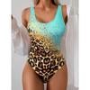 [Leopard Swimsuit] Leopard Print One-Piece Swimsuit | Backless Korean-Style Cross-Border Foreign Trade Factory Spot