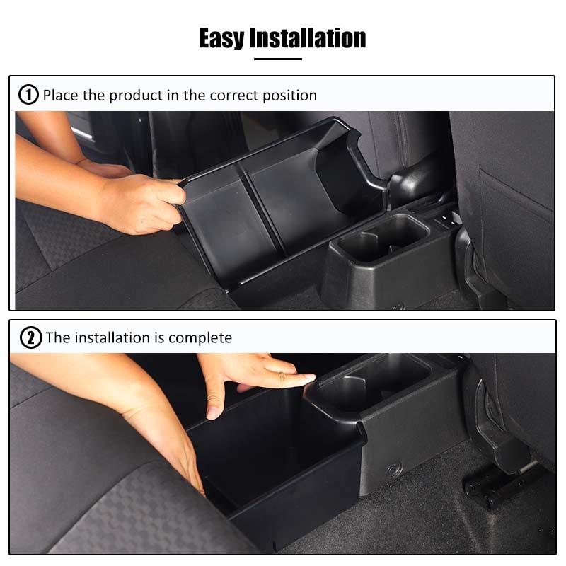 Car Rear Seat Storage Box Organizer Container For Suzuki Jimny 2019 Up 4-door Version Interior Stowing Tidying Accessories