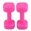 2 шт. 4 фунта Гантели Фитнес Тяжелая атлетика Бодибилдинг Йога Спорт Оборудование для похудения Розово-красный