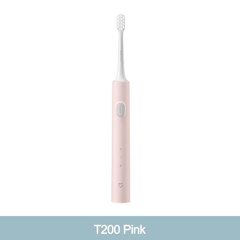 Звуковая электрическая зубная щетка MIJIA T200/T200C, 2 режима, 2 насадки, отбеливающая зубная щетка, аккумулятор на 25 дней USB-C, водонепроницаемость IPX7