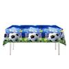 Blue Soccer Decoration Birthday Ballons Plates Cups Napkins Tablecloth Soccer Football Birthday Sticker Gift Bag Party Supplies