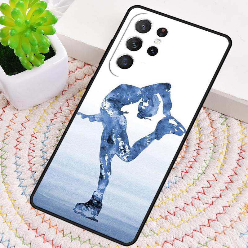 Чехол для телефона Фигурное катание Катание на коньках для Samsung Galaxy note 10 pro S26 Ultra S23 S24 FE S25 S21 S22 PLUS ударопрочный