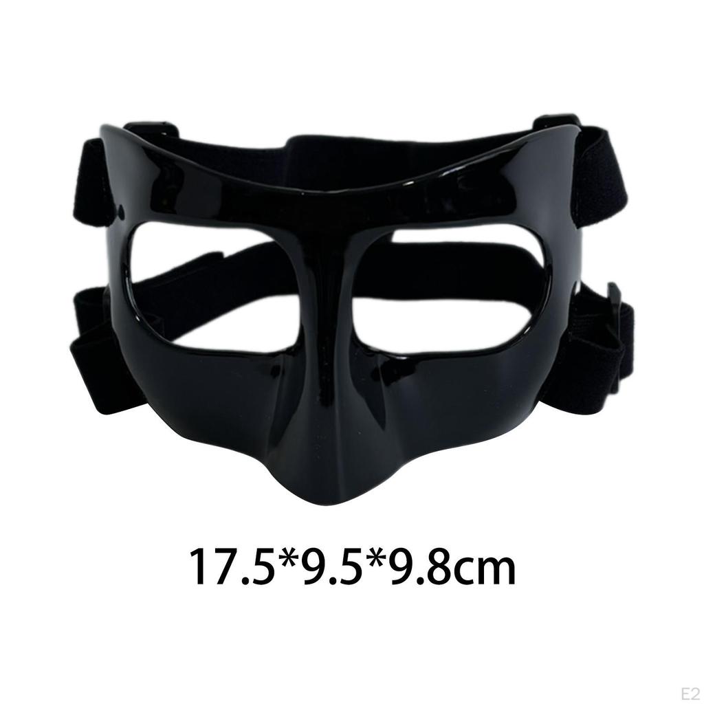 Баскетбольная маска для лица для взрослых со сломанным носом, эластичный ремешок
