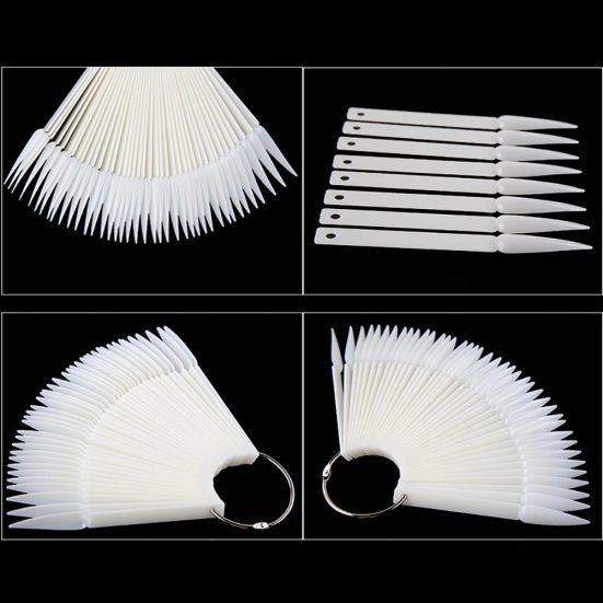 Острые накладные кончики ногтей, польский цветной инструмент для салона маникюра