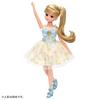 TAKARA TOMY "Licca-chan Dress LW-04 Colorful Star" Dress-up Doll Pretend Play Toy, Ages 3 and up, To