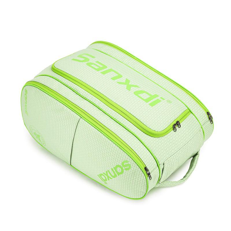 SANXDI Pickleball Bag Large Capacity Shoe Compartment Tennis Backpack Men Women Badminton Racket