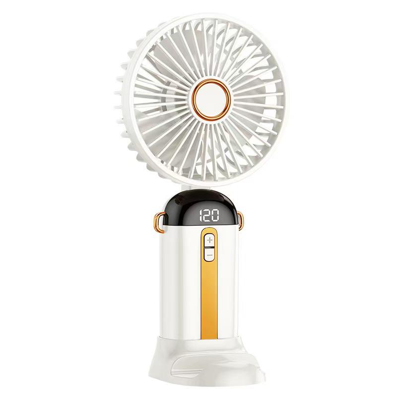 USB Rechargeable Silent Mini Desktop Fan - Portable and Handheld