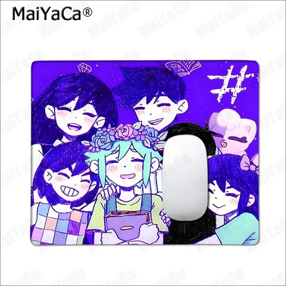 OMOCAT Коврик для мыши с узором Omori Резиновый Маленький Утолщенный Коврик для мыши Игровая Клавиатура Офисные Принадлежности Декор для Комнаты Ковер для Мыши ПК
