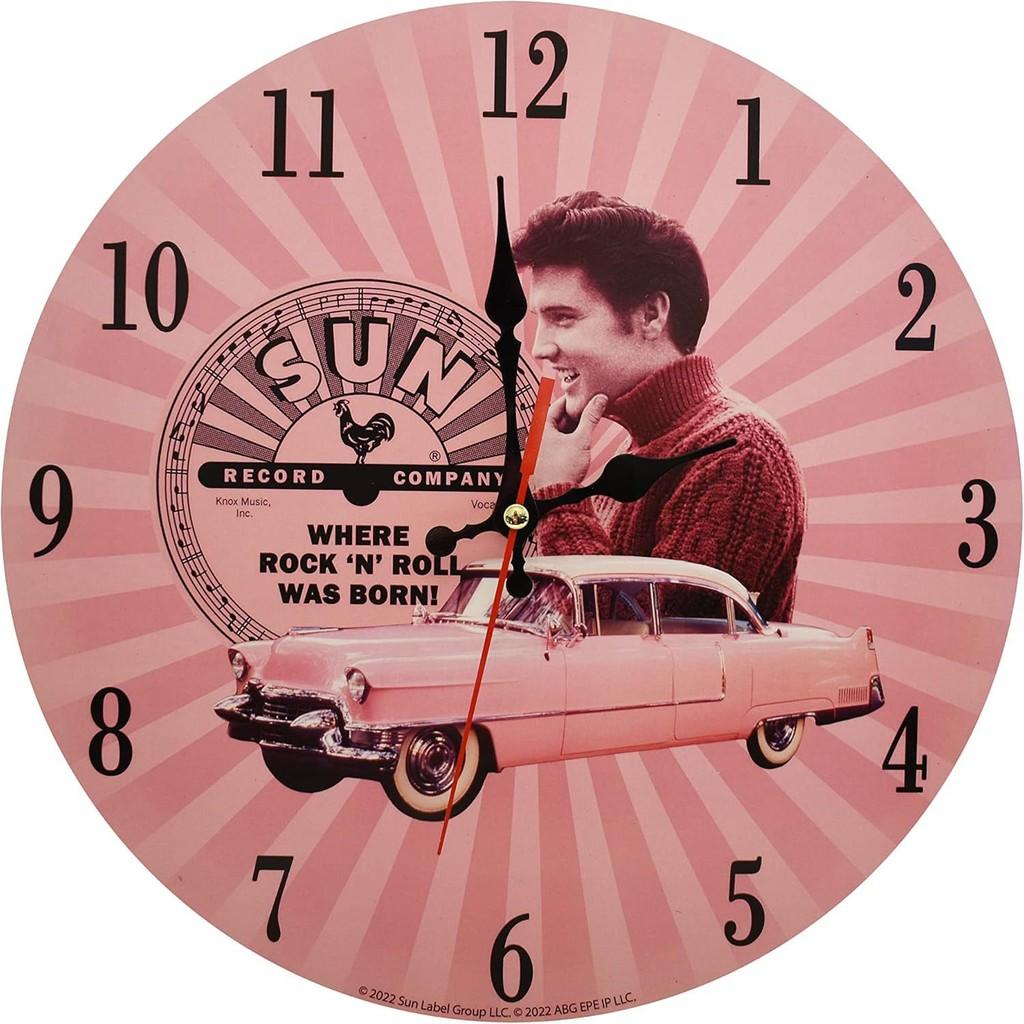 Minimally Retro Patterned Wall Clock For Home And Decor Bedroom