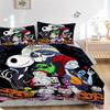 3Pcs Nightmare Before Christmas Bedding Sets For All Sizes New 3D Printed Bed Cover Comforter Duvet Cover Pillowcase Bedroom Decoration