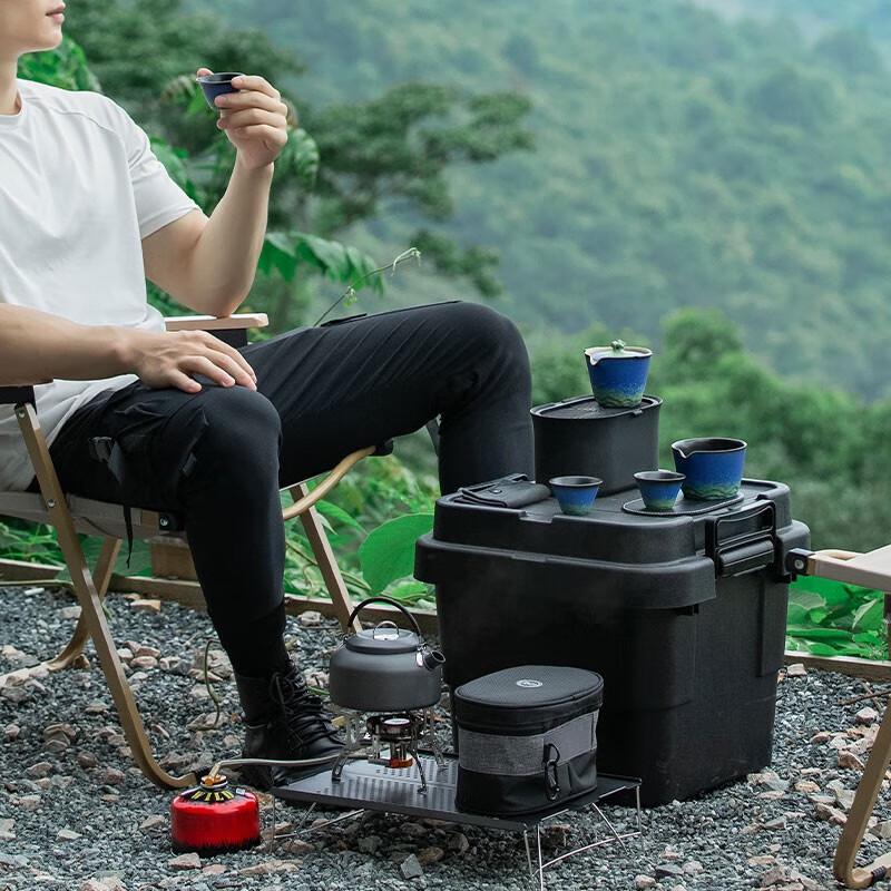 Edenus Portable Ceramic Kung Fu Travel Tea Set