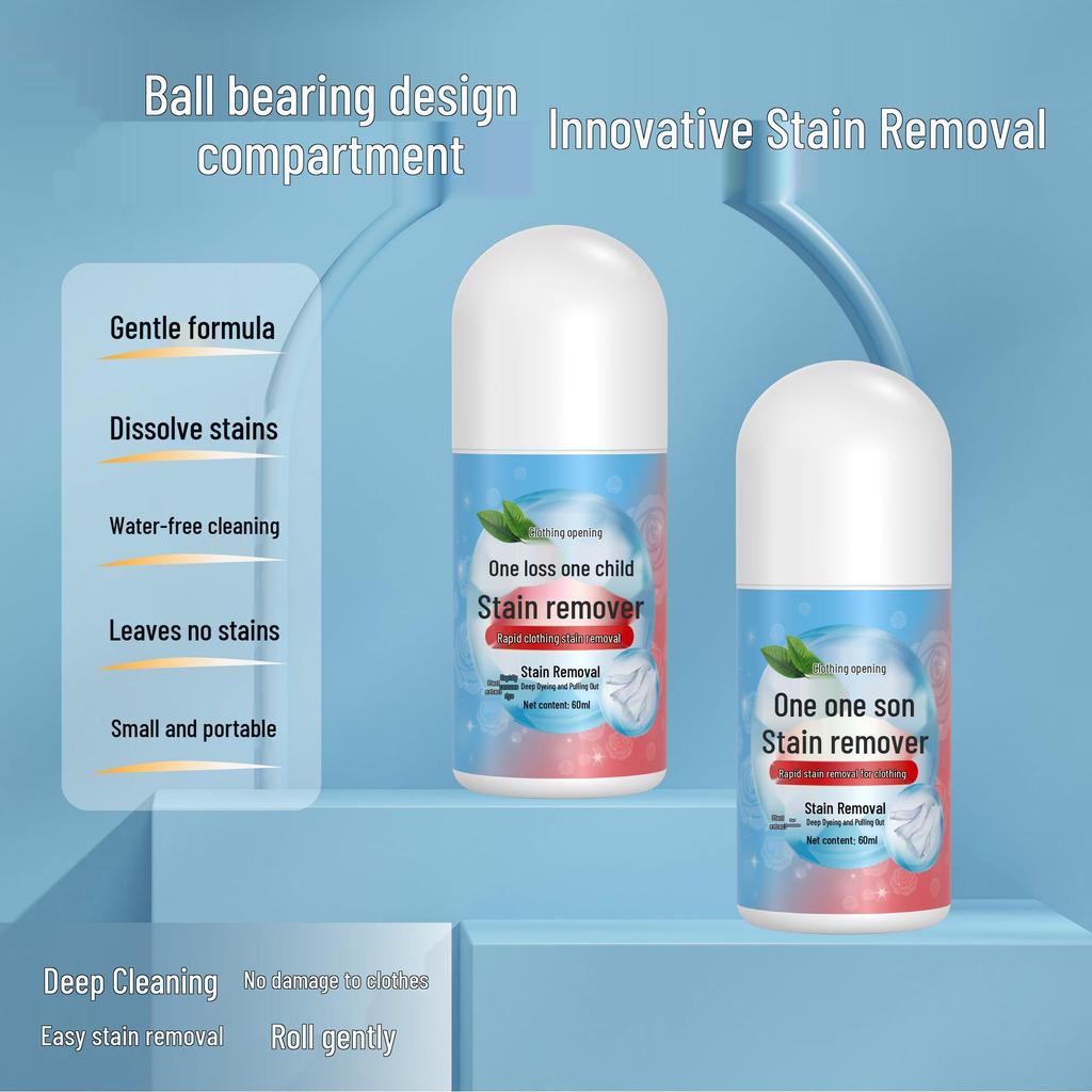 Миссис. Ли No-Rinse Роликовый пятновыводитель-ручка для стойких масляных и тканевых пятен